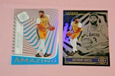 ANTHONY DAVIS LOT OF 2 2020-21 ILLUSIONS AMAZING &BASE #14&70 LOS ANGELES LAKERS