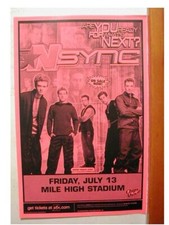 2 NSync Handbills NSync N Sync Handbill poster