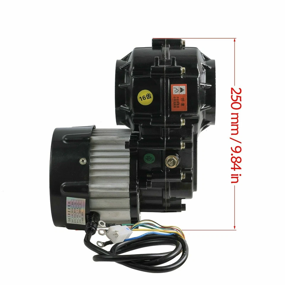 1000W Brushless Differential Motor,Rear Axle, Snow Sand Tracks for E ATV Go Kart - image 4 of 4