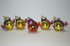 HAND BLOWN TROPICAL OCEAN FISH ORNAMENTS BEACH THEME NAUTICAL CHRISTMAS