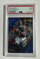 Justin Fields 2021 Select Field Level Blue Prizm /49