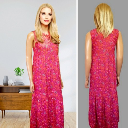 TU WOMEN SUMMER DRESS SIZE 8 PINK MIX 