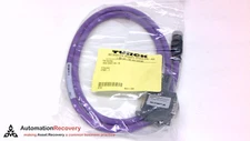 TURCK RKSW D9SM/T 456-1M CORDSET PROFIBUS-DP D9 CONNECTOR 5P F 1 METER,  #211918