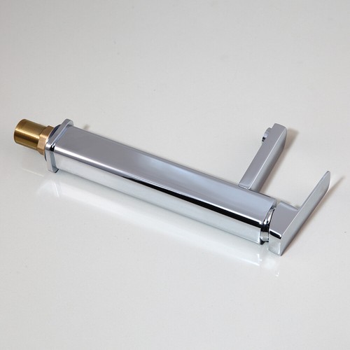 Tall Single Hole/Handle Waterfall Bathroom Basin Sink Faucet Chrome Mixer Taps - Picture 3 of 10