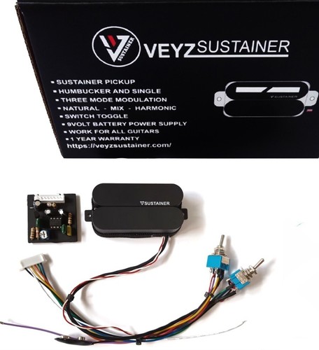 VEYZ SUSTAINER HUMBUCKER MODEL FLAT CUSTOM HAND MADE - Picture 2 of 3