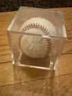 Nolan Ryan Autographed And Inscribed Baseball Golf Appreciation Gift