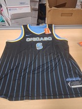 WNBA Angel Reese #5 Chicago Sky Rebel Aquatic Jersey Women's Size 2XL, New