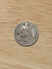 1875 VF Seated Liberty Dime Silver Item P1789