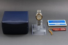 Orologio Donna Vintage 1994 N MINT Qz HAQ Seiko Exceline 4J41-0030 Bicolore...