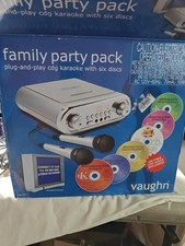 Vaughn Family Party Pack Plug and Play CDG Karaoke with Six Discs