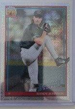 2026 Topps Series 1 - 1991 Topps Chrome Silver Pack Mojo Randy Johnson #91C-77