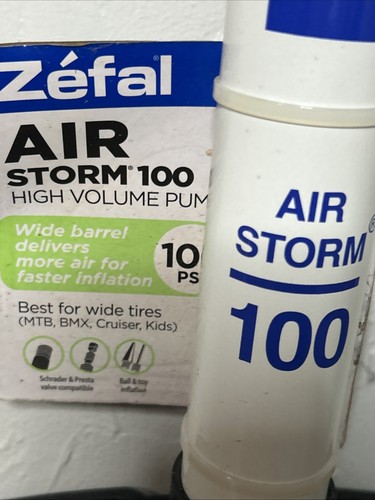 Zefal Air Storm 100 High Volume Standpumpe 100 PSI Black & White V23 - Bild 2 von 5