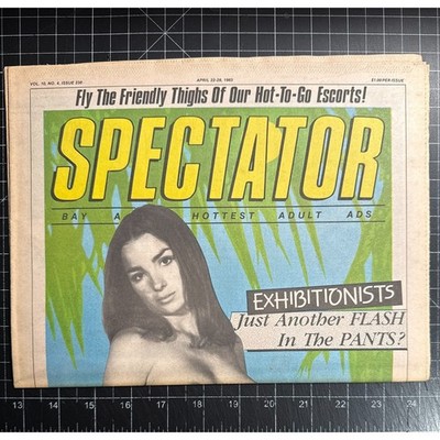 The Spectator v10n4 Issue 238 Uncirculated Bay Area Newsprint VG+ 4/22/1983 RARE
