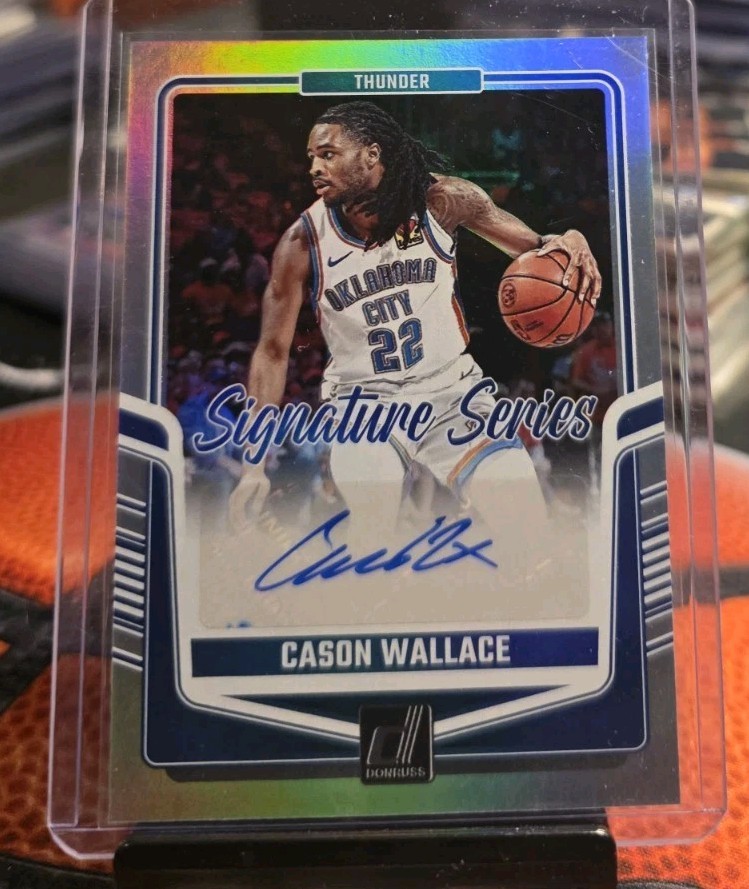 2024-25 Panini Donruss - Signature Series Cason Wallace Auto