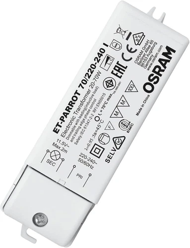Alimentatore Elettronico Per Lampade Alogene ET-PARROT 70/220-240 I Osram - Imagen 5 de 5