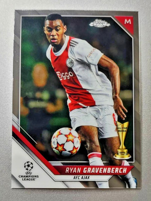 2021-22 Topps Chrome UEFA Champions League #72 Ryan Gravenberch - AFC Ajax