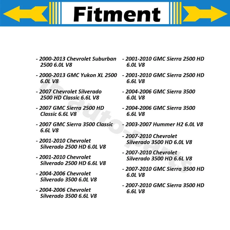 Pinzas de freno delanteras traseras 4x para Chevrolet Avalanche 2500 2002-2006 8,1 L Foto 2 de 4