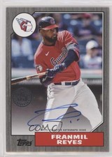 2022 Series 2 1987 Topps Baseball Black 81/199 Franmil Reyes #87BA-FR Auto ni4