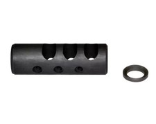 Steel 5/8x24 TPI Thread For 9mm Muzzle Brake Black Color