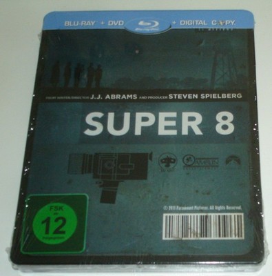 Super 8 Blu-ray + DVD Steelbook Limitiert OOP NEU OVP J.J Abrams