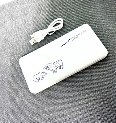 Power Bank Slim, 10000 mAh, Micro-USB Cable, User Manual