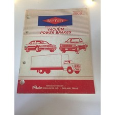 Vintage 1988 Best Test remanufactured Vacuum power brake catalog