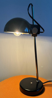 Lightolier Rare Space Age Desk Lamp Japan 1980s. Black Works