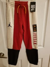 Air Jordan Boys Jogger Sweatpants Small 8-10 YR Jumpman Logo NWT