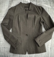BANANA REPUBLIC CHARCOAL BLAZER DARK GRAY SZ XS 2