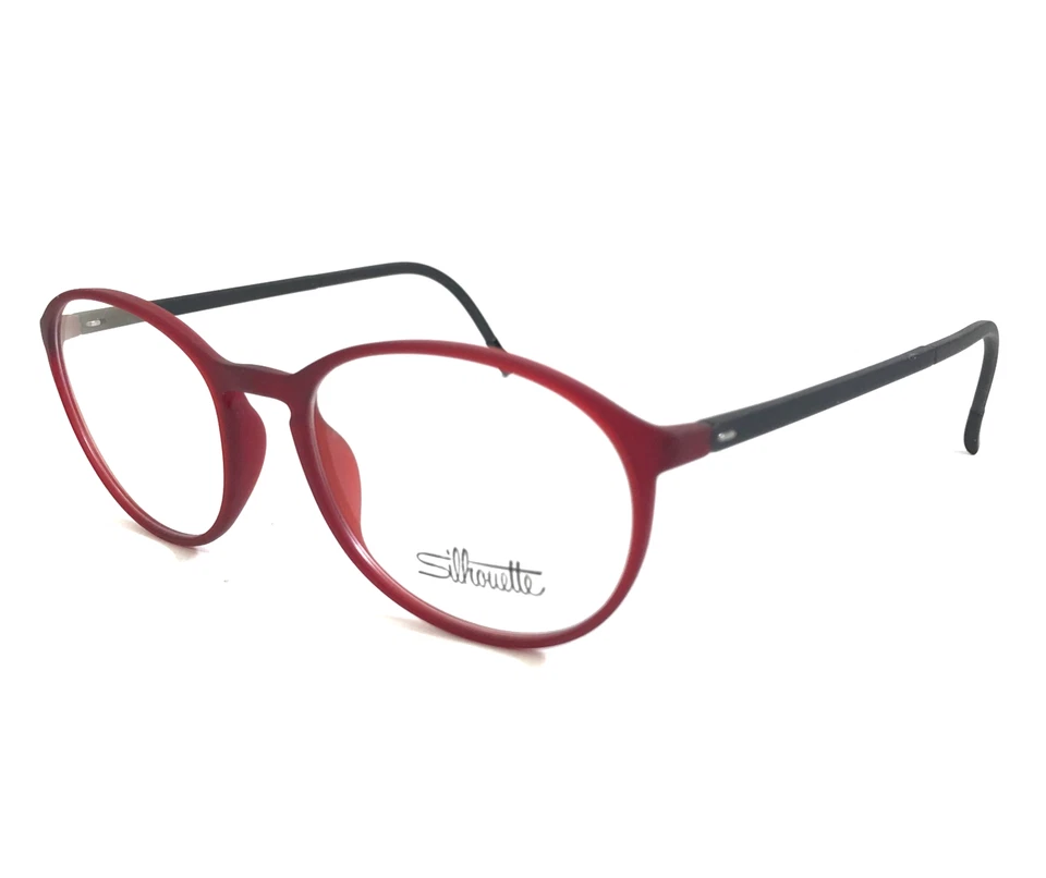 Monturas de gafas Silhouette SPX 2940 75 3010 Illusion rojo oscuro mate 49-17-135 Foto 4 de 4