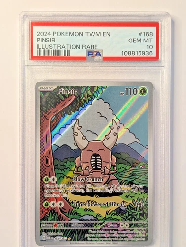 Pinsir 158/167 Twilight Masquerade – PSA 10 GEM MINT – Pokémon TCG 2024