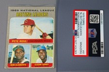 1970 Topps - MLB Batting Leaders Pete Rose, Roberto Clemente, Cleon Jones #61