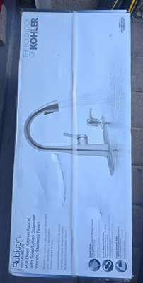 #ad Transform your kitchen with the Kohler Rubicon Stainless Steel Faucet $80.00