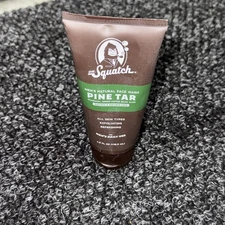 DR SQUATCH Mens Natural Face Wash Pine Tar (4.0 fl oz) SEALED