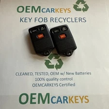 PAIR OEM FORD KEYLESS ENTRY REMOTE KEY FOB GQ43VT4T 3165189 FORD TRUCK VAN OEM