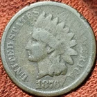 1876 Indian Head Cent Copper 1C Coin G