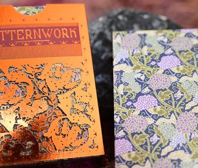 Dyed Patternwork (Hydrangea and Honey Bees) Playing Cards by Jack Brutus Penny