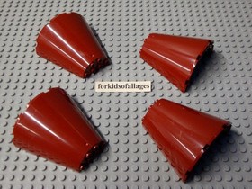 Lego 47543 Cone Half 8 x 4 x 6 Dark Red (7665 Star Wars Republic Cruiser)