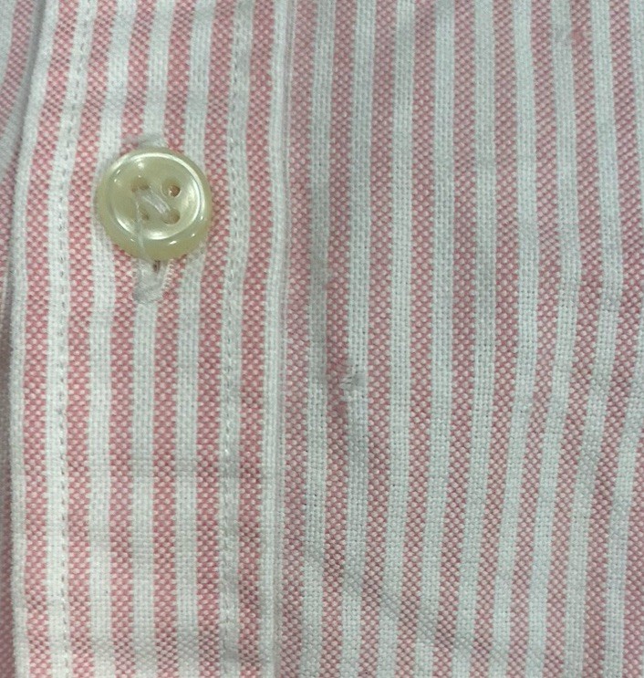 Ralph Lauren Womens Shirt 6 Pink Pinstripe Oxford Slim Fit Preppy Old Money City thumbnail 7