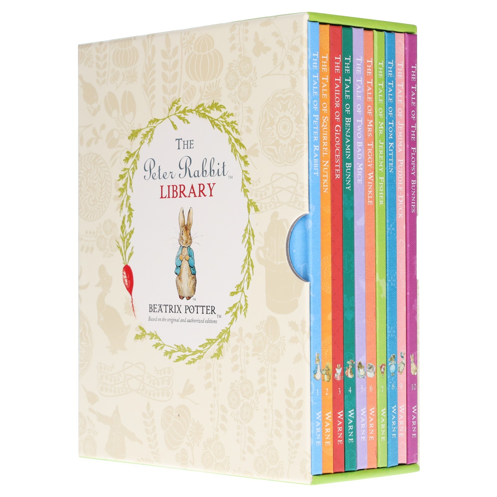 Peter Rabbit Library Coloured Jackets 10 Books Box Set - Ages 5-7 - Hardback