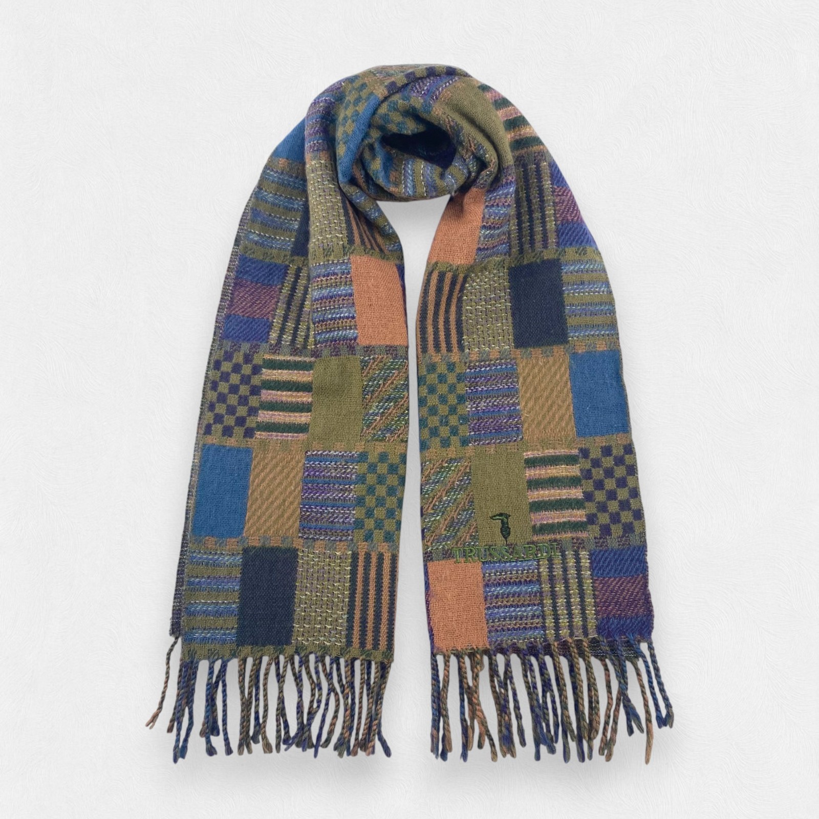 Trussardi Scarf Muffler Winter Neck Scarf Wool Scarves