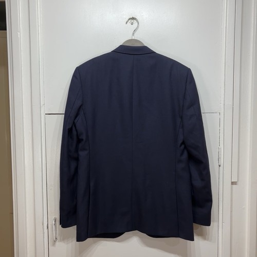 Ozwald Boateng Blazer Jacket Navy Single Button 100% Wool Size 42R Men’s - Picture 2 of 10