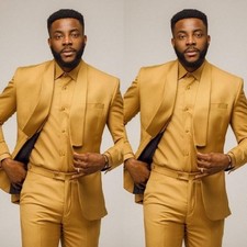 Silk Satin Men Suits Wedding Groom Tuxedos Shawl Lapel Slim Fit Blazer for Party