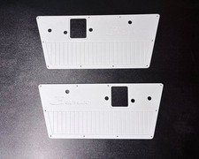 1968-1977 Early Ford Bronco Custom Door Panels White Abs Plastic - Free Shipping