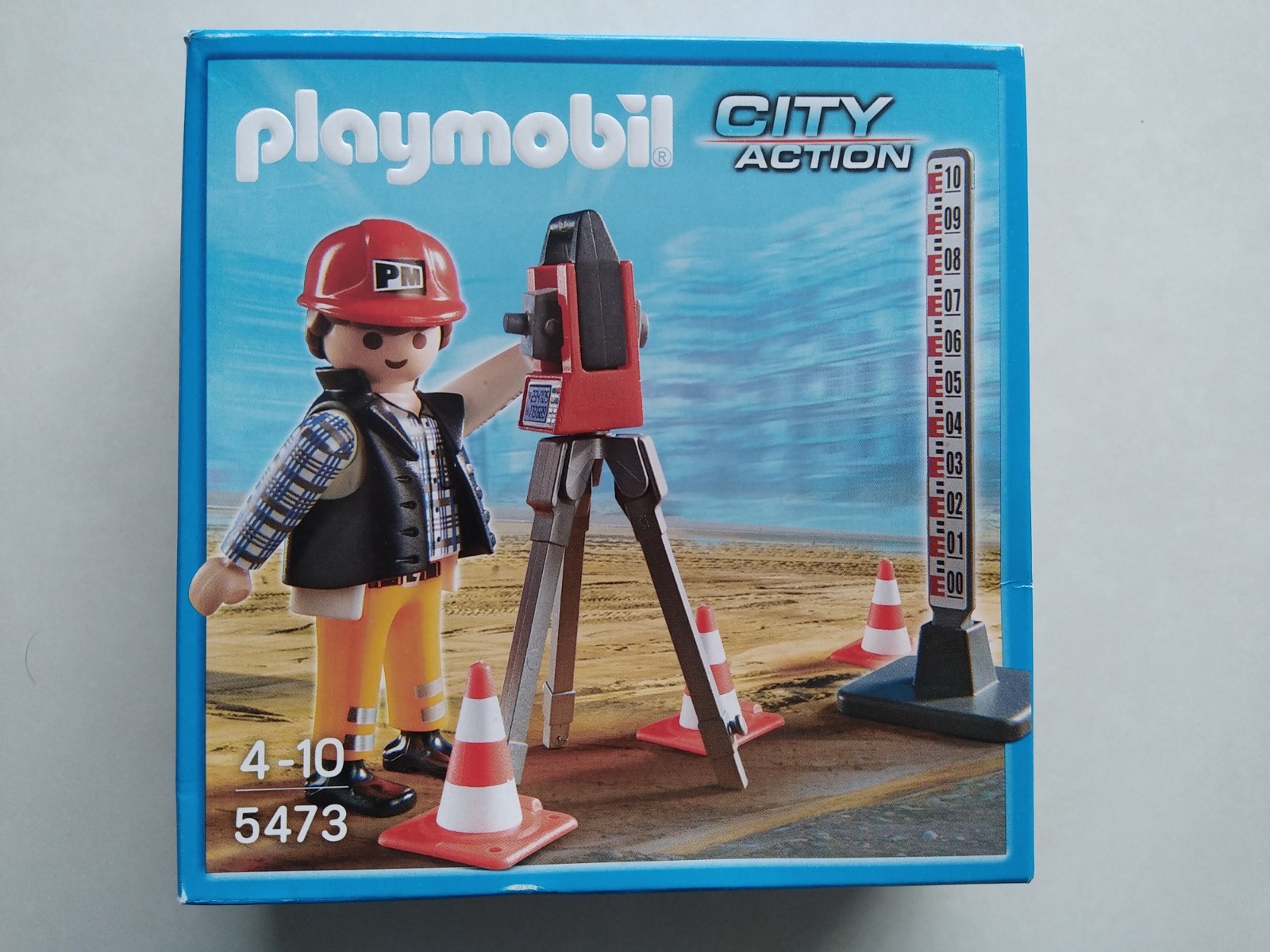 Playmobil 5473 figurine de geometre pour imaginer de grands chantiers