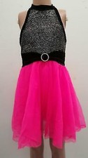 Dance Costume Large Child Hot Pink Weissman 3062 Jazz Lyrical