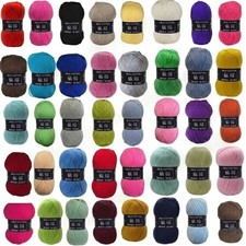 WOOLCRAFT NEW FASHION DK Knitting Yarn Wool - 50g Double Knit Ball Acrylic