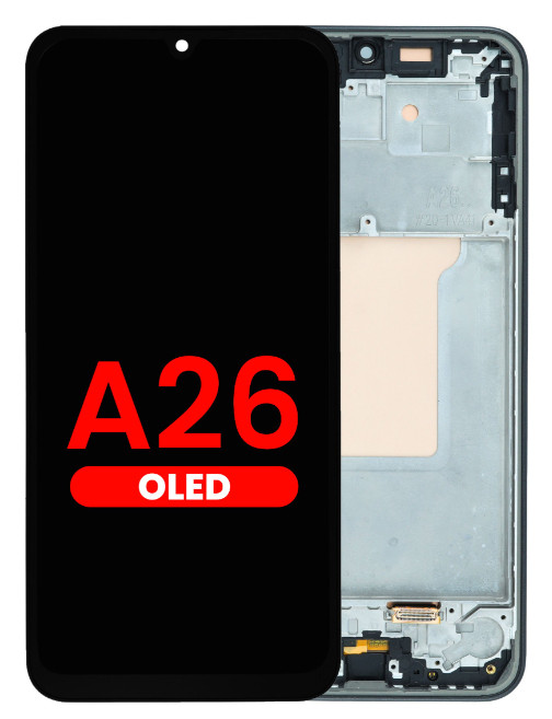 Original Size OLED LCD Touchscreen Digitizer Samsung Galaxy A26(A266/2025)BLK