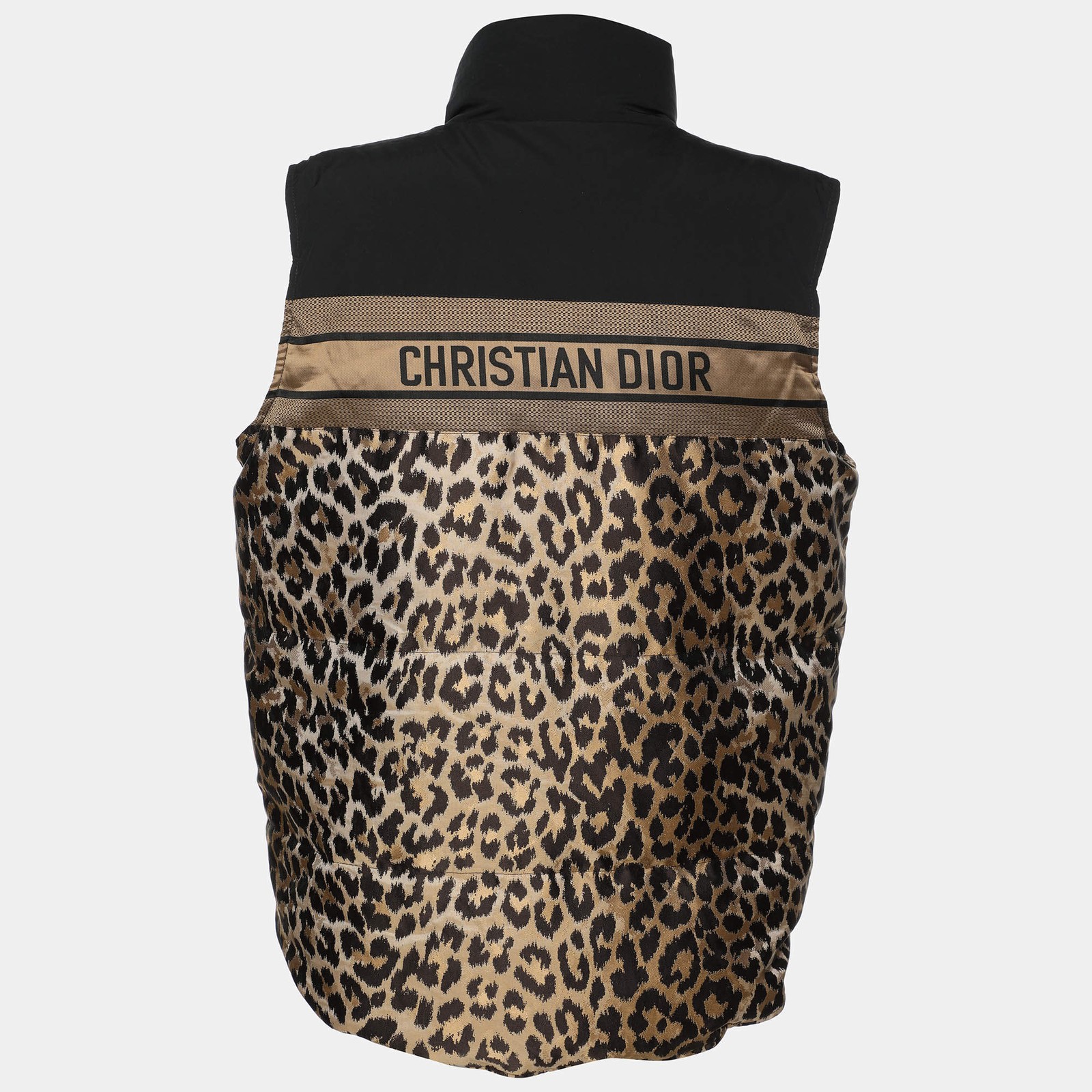 Dior Multicolor Leopard Print Polyester Sleeveles… - image 4