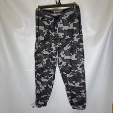 Doggs Supply by Snoop Dogg Pants Men  s XL Gray Camo Cargo Jogger Streetwear
